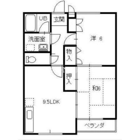 清輝橋駅 徒歩30分 2階の物件間取画像